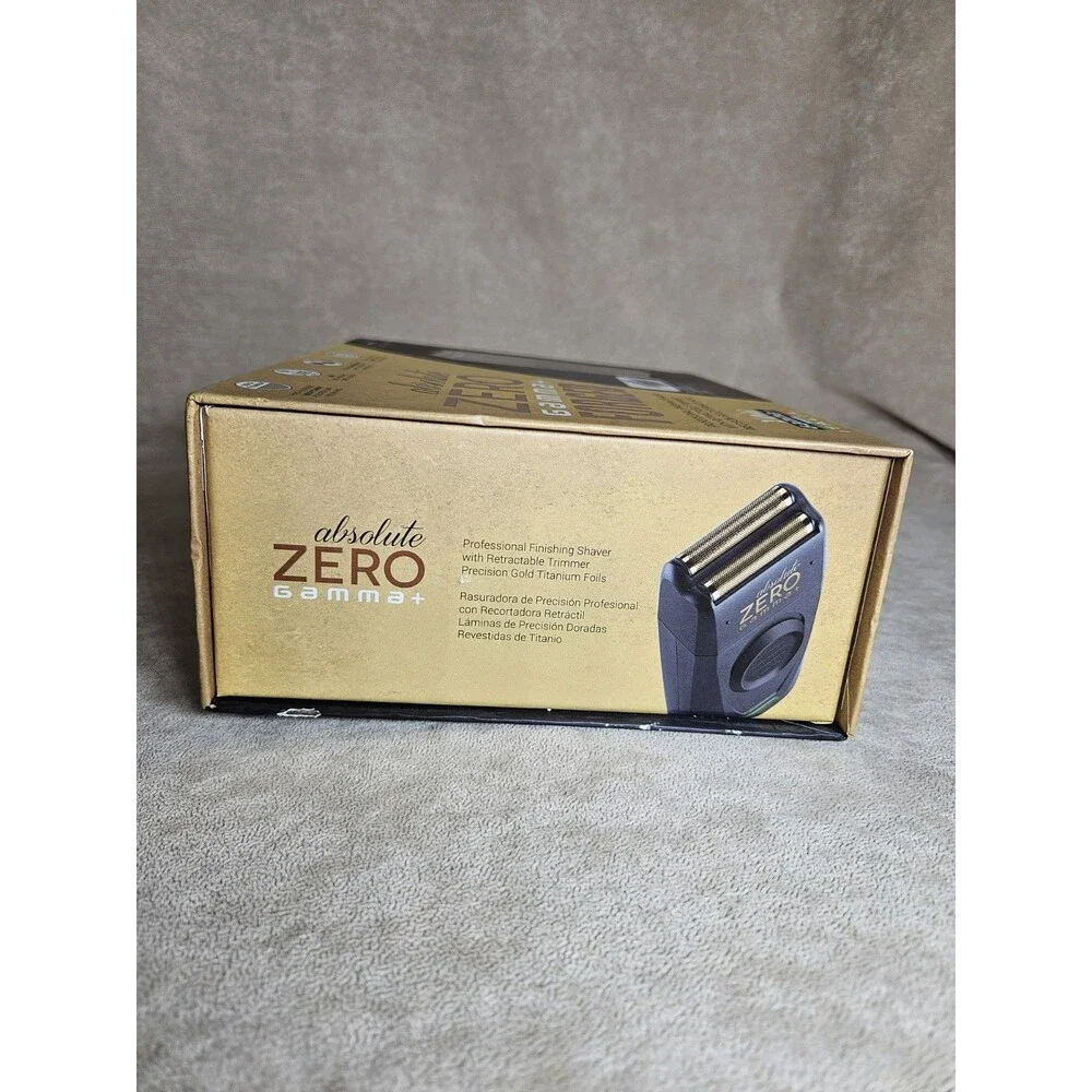 Gamma+ Absolute Zero Professional Foil Shaver with Retractable Trimmer GPAZFF